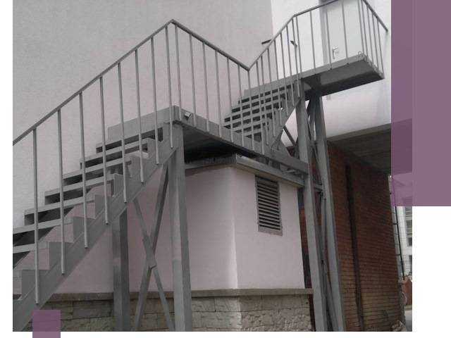 Монтаж пожарных лестниц под ключ в Чайковском с гарантией качества