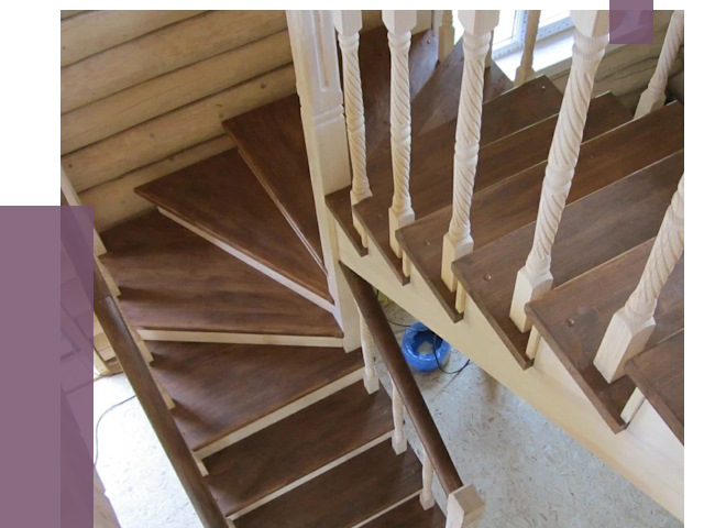 Реставрация деревянных лестниц в Чайковском от 4251 руб.