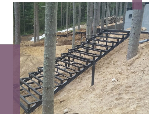 Монтаж металлических лестниц в Чайковском от 13410 руб. 