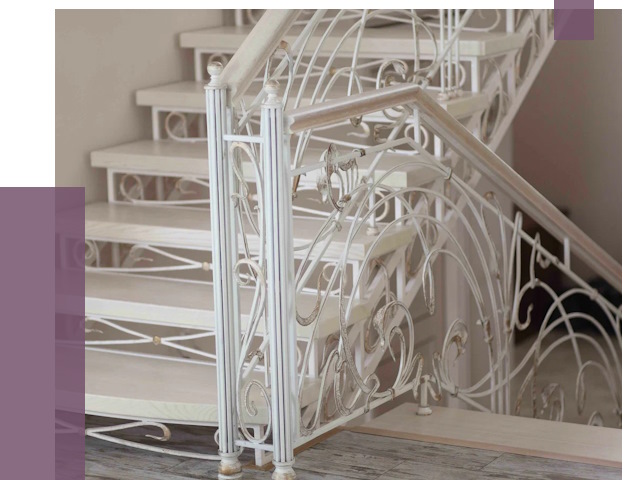 Изготовление кованых лестниц на заказ в Чайковском от 86029 руб. | ПРОЛЁТ-Чкв