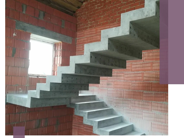 Бетонные лестницы под ключ в Чайковском: монтаж, демонтаж, ремонт