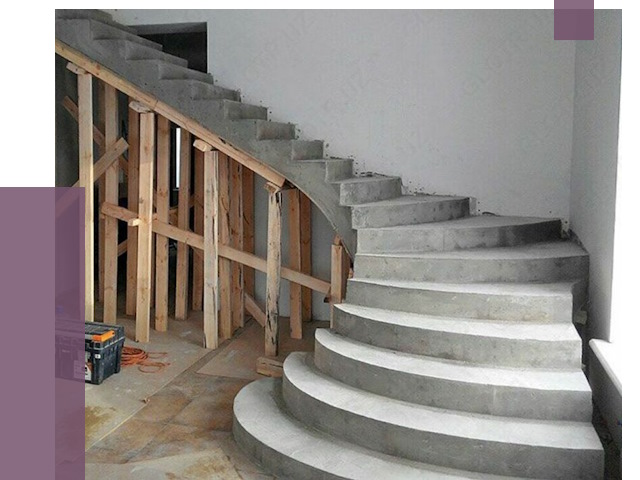 Изготовление бетонных лестниц под ключ в Чайковском от 19736 руб. | ПРОЛЁТ-Чкв