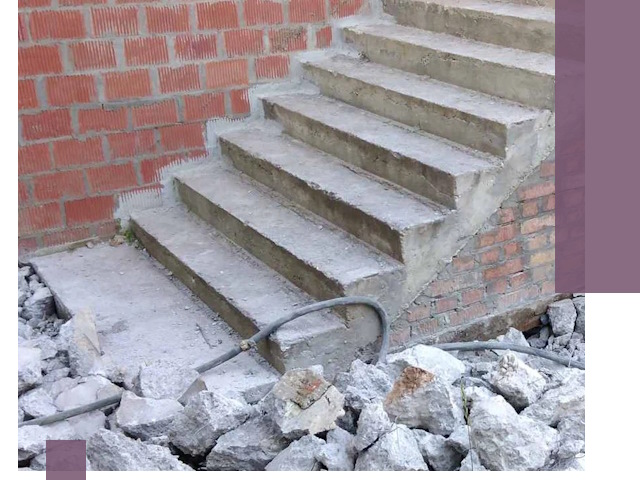 Демонтаж бетонных лестниц в Чайковском: быстро и безопасно