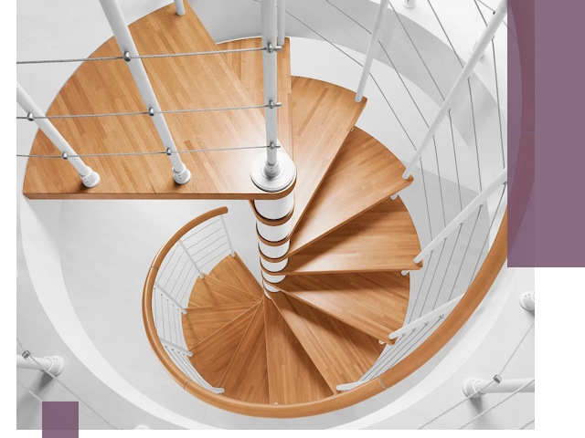 Изготовление винтовых лестниц под ключ в Чайковском