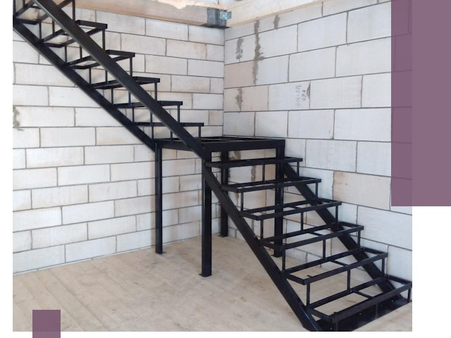 Лестницы на металлокаркасе под ключ в Чайковском — изготовление и монтаж