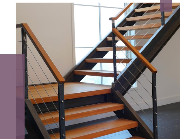 Изготовление лестниц на металлокаркасе в Чайковском от 18724 руб. | ПРОЛЁТ-Чкв