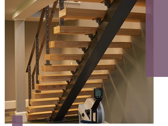 Лестницы на монокосоурах под ключ в Чайковском - изготовление и монтаж