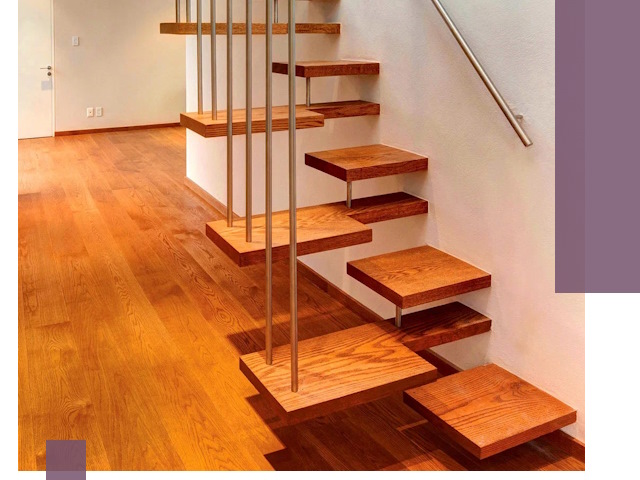 Лестницы «гусиный шаг» на заказ в Чайковском для узких пространств