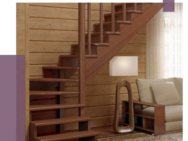 Лестницы эконом класса в Чайковском от 18066 руб. бюджетные решения