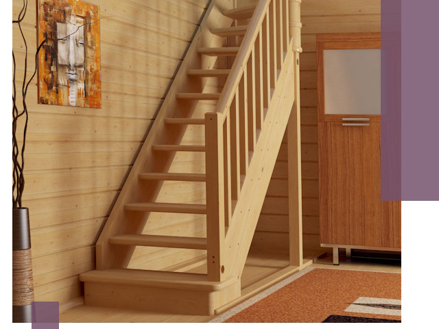 Лестницы эконом класса под ключ в Чайковском — недорого и быстро