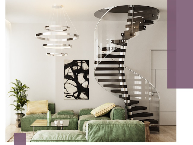 Лестницы для двухуровневой квартиры в Чайковском — изготовление и монтаж