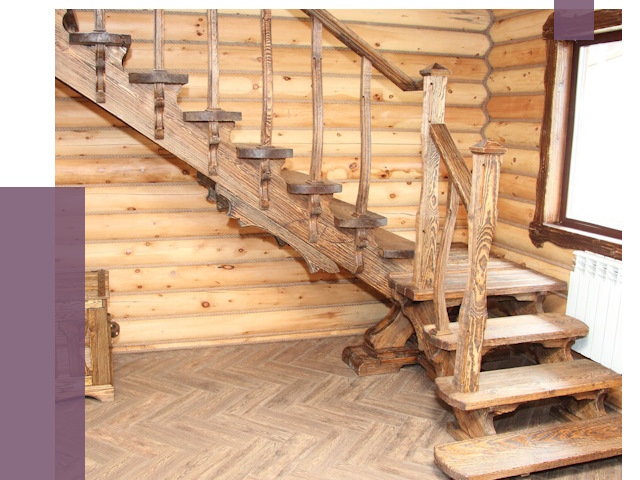 Лестницы в баню в Чайковском от 18926 руб. — изготовление | ПРОЛЁТ-Чкв