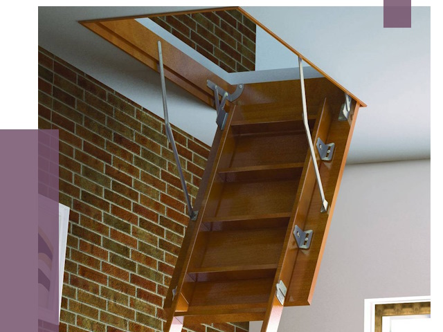 Установка чердачной лестницы в Чайковском от 7743 руб. | ПРОЛЁТ-Чкв