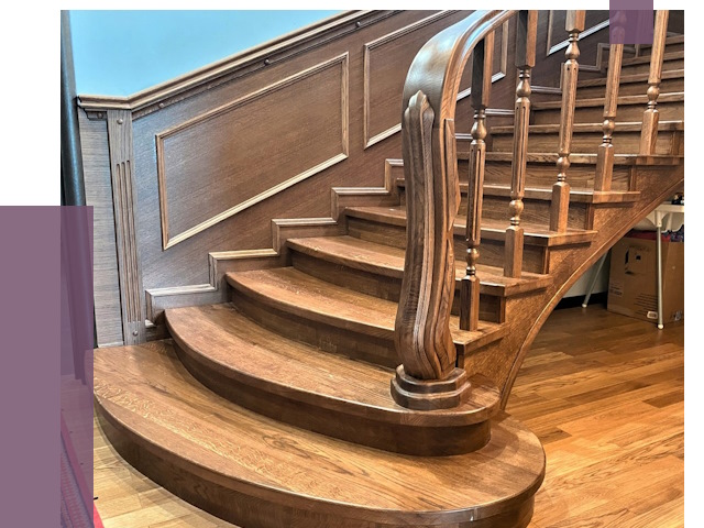 Дубовые лестницы под ключ в Чайковском от 174587 руб. — ПРОЛЁТ-Чкв