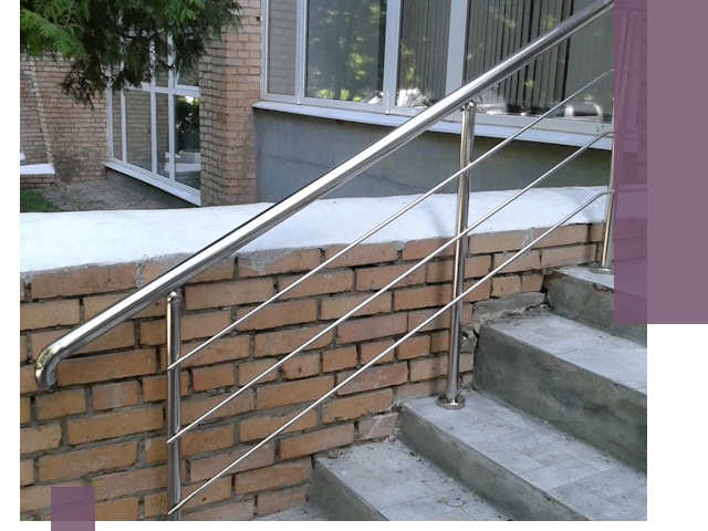 Перила из нержавеющей стали высокого качества в Чайковском