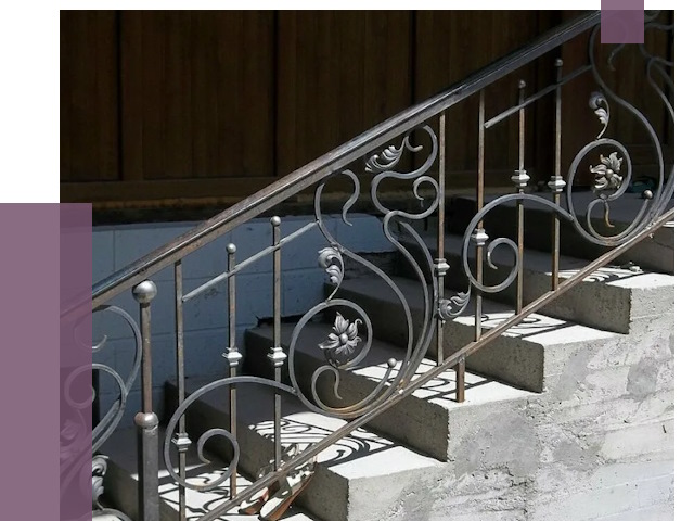 Кованые перила в Чайковском от 8603 руб. под ключ — качество от ПРОЛЁТ-Чкв
