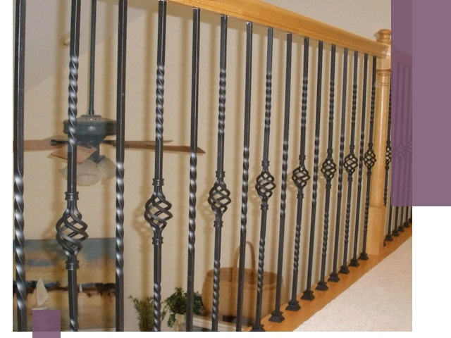 Изготовление и монтаж кованных перил в Чайковском под ключ
