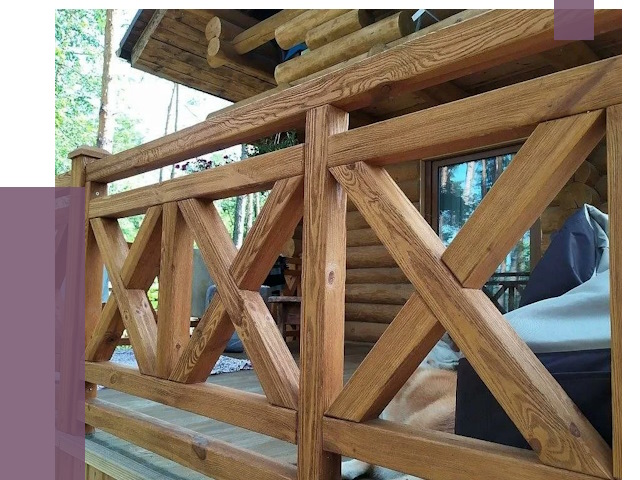 Деревянные перила под ключ в Чайковском от 7591 руб. 