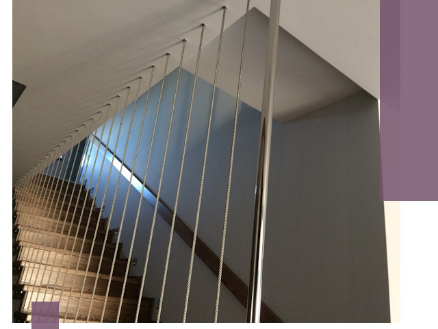 Тросовые перила под ключ в Чайковском — производство и монтаж