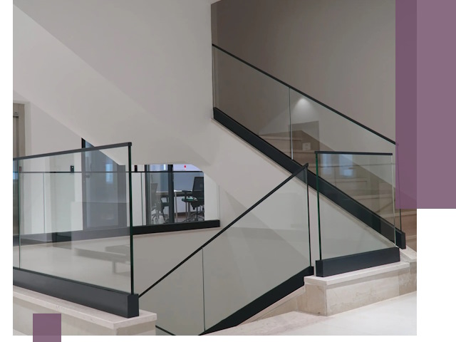 Стеклянные перила премиум-класса с установкой в Чайковском