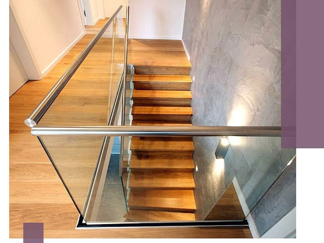 Перила для лестницы в доме — изготовление и монтаж в Чайковском