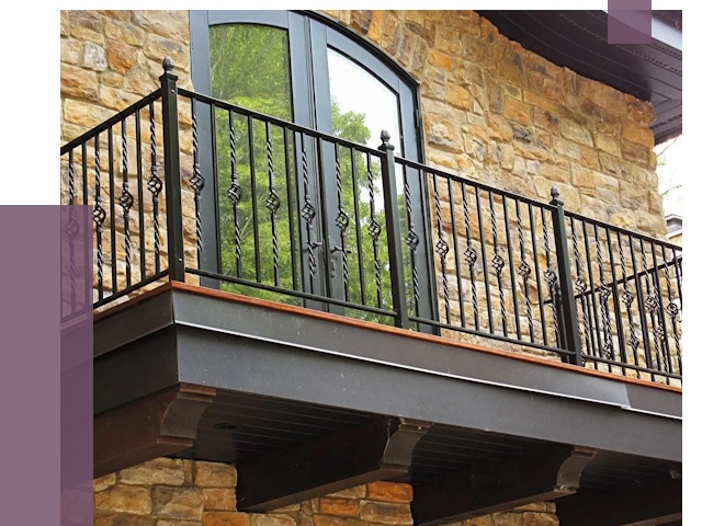 Балконные ограждения в Чайковском от 7945 руб. — купить | ПРОЛЁТ-Чкв