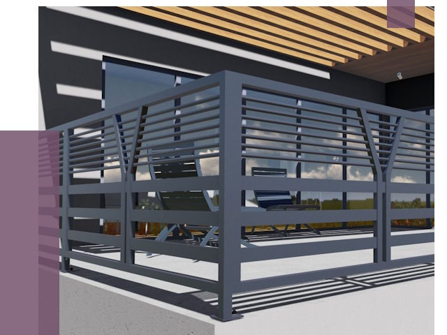 Изготовление балконных ограждений в Чайковском от 10627 руб. | ПРОЛЁТ-Чкв