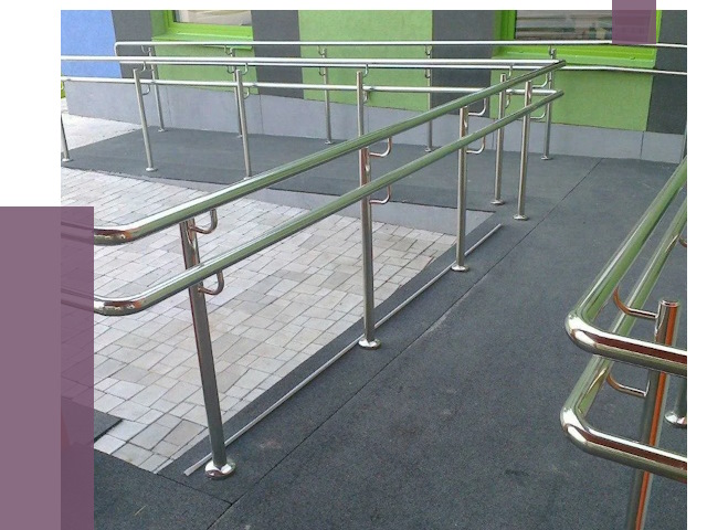 Ограждения пандусов в Чайковском от 4301 руб. монтаж | ПРОЛЁТ-Чкв