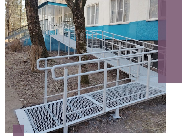 Пандусы под ключ в Чайковском: изготовление, монтаж и демонтаж