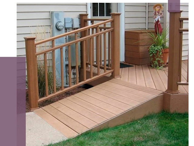 Пандус на крыльцо в Чайковском под ключ от 7692 руб.