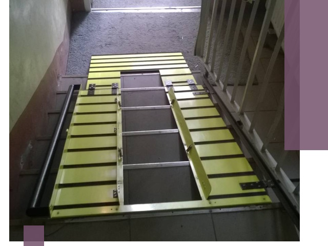 Профессиональный монтаж пандуса в подъезд в Чайковском