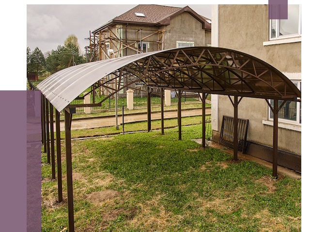 Демонтаж навесов в Чайковском от 4554 руб. — разборка и вывоз | ПРОЛЁТ-Чкв