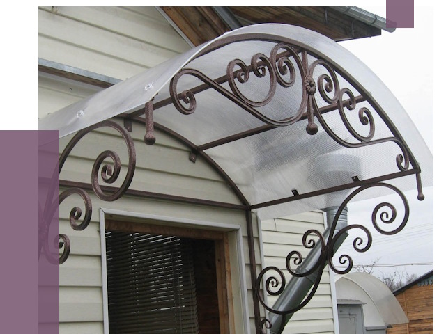 Изготовление козырьков в Чайковском от 7287 руб. — заказать | ПРОЛЁТ-Чкв