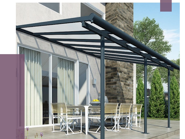 Навесы пристенные в Чайковском от 9008 руб. — монтаж и установка | ПРОЛЁТ-Чкв