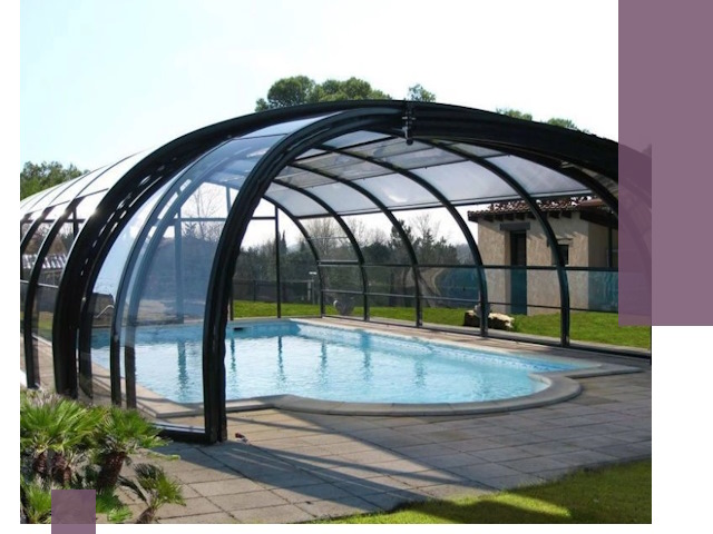 Навесы для бассейна в Чайковском: изготовление и монтаж под ключ