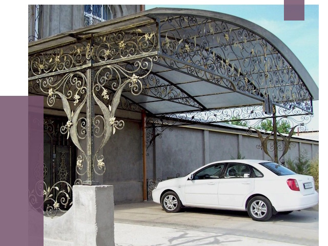 Кованые навесы в Чайковском от 14422 руб. | ПРОЛЁТ-Чкв