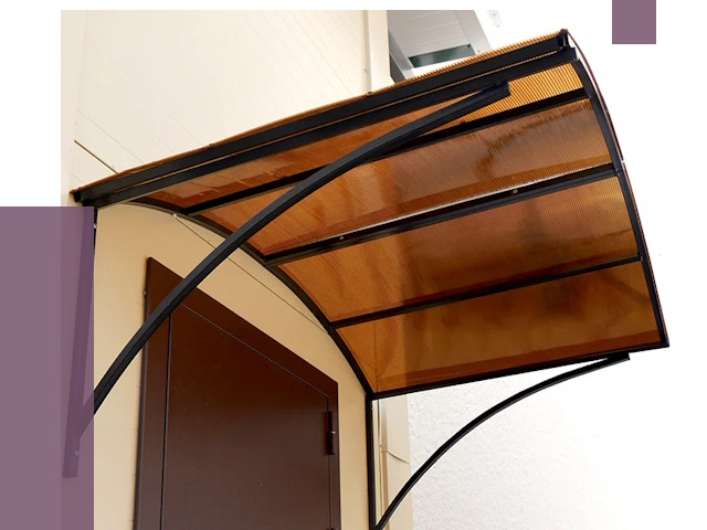 Недорогие козырьки в Чайковском от 7510 руб.  | ПРОЛЁТ-Чкв