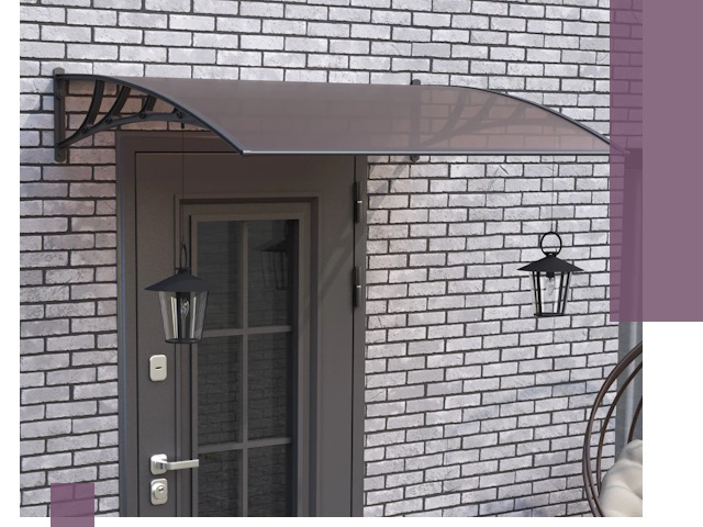 Недорогие козырьки и навесы под ключ в Чайковском