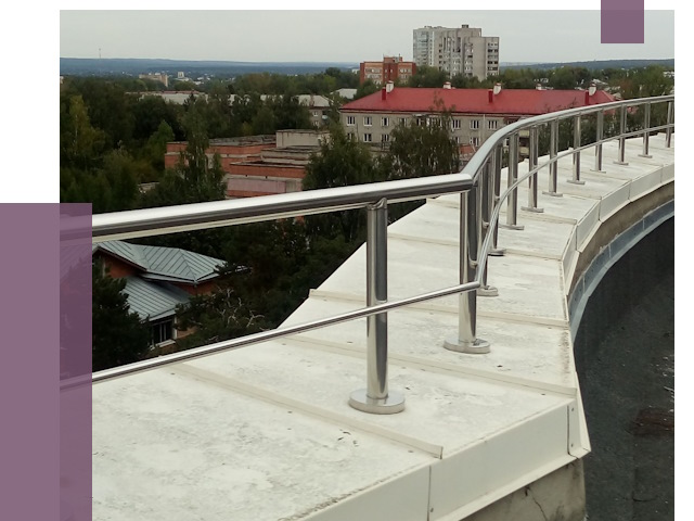 Парапеты и ограждения кровли в Чайковском от 4909 руб. 