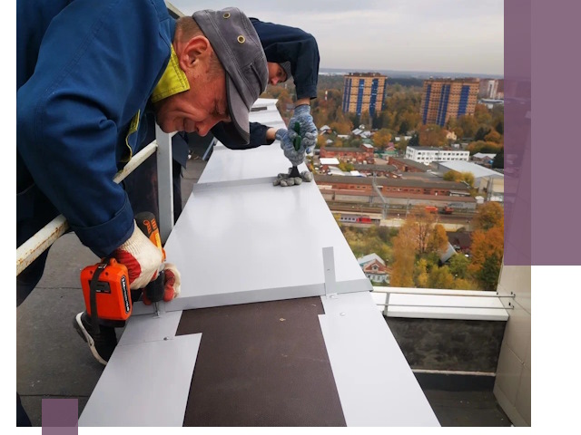 Монтаж парапетов в Чайковском — установка прочных металлических ограждений