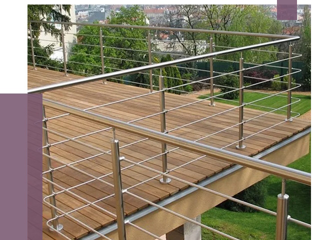 Алюминиевые парапеты в Чайковском под ключ от 7692 руб. 