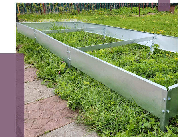 Металлические бордюры для грядок в Чайковском от 1771 руб.