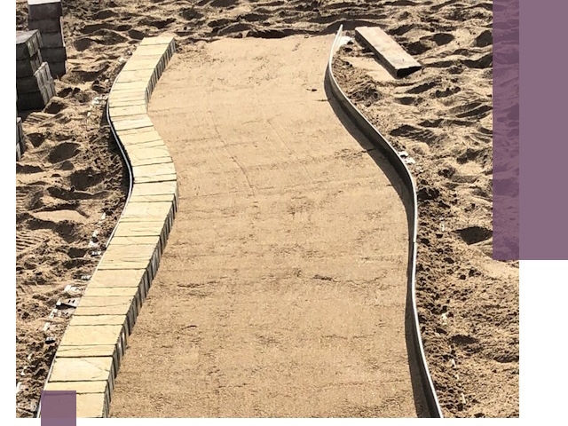 Металлические бордюры для тротуаров в Чайковском — прочные и долговечные