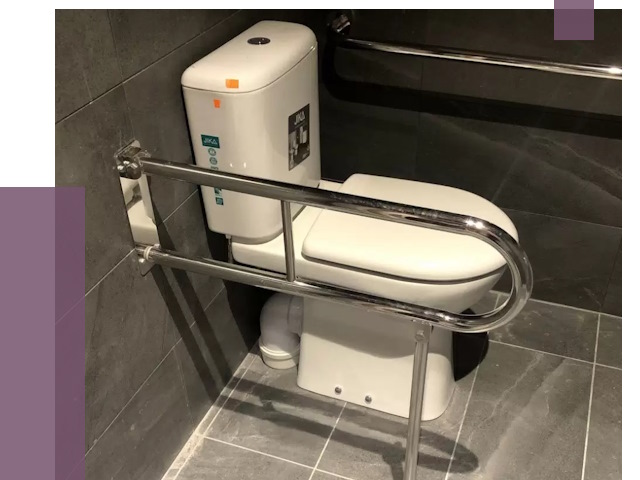 Поручни для санузлов в Чайковском от 4251 руб.  | ПРОЛЁТ-Чкв