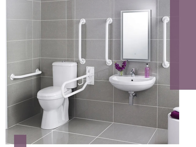 Поручни для санузлов в Чайковском: установка, ремонт и монтаж